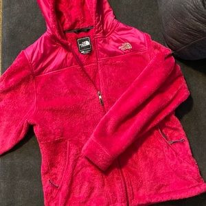 The North Face fleece zip up hoodie